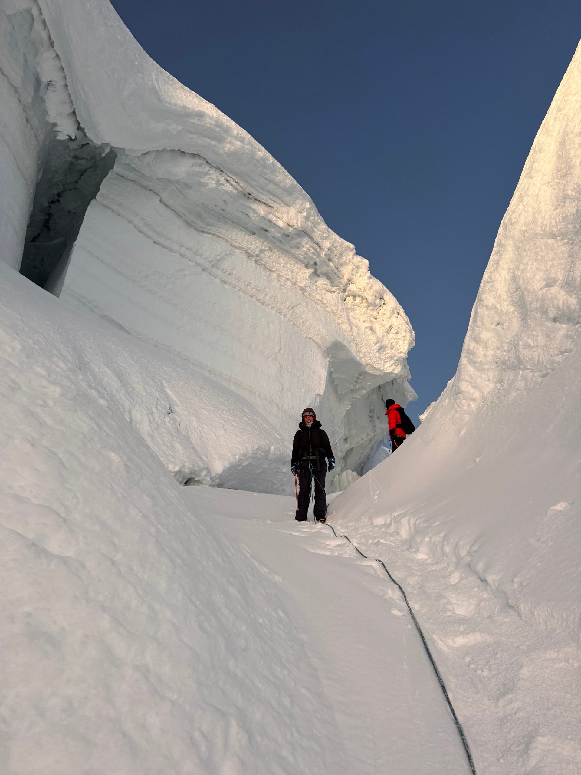 Climbing Tocllaraju Peak